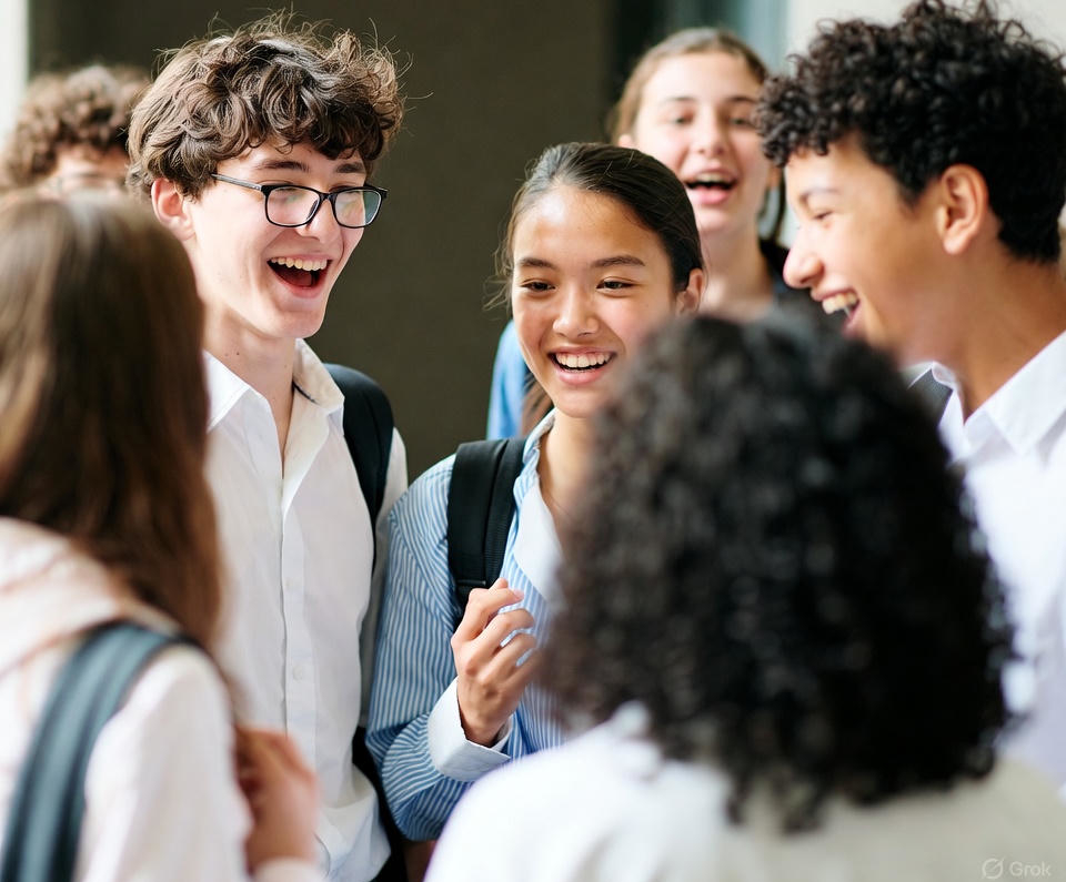 Student group on campus